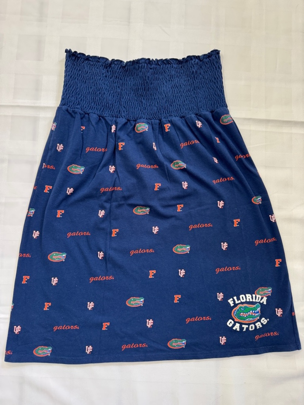 Florida Gators Navy Strapless Tube Dress